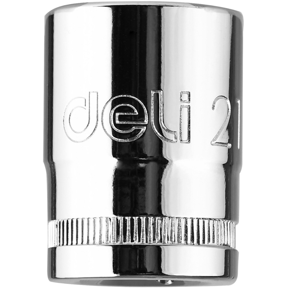 Головка торцевая "Deli" 21 мм, серебристый