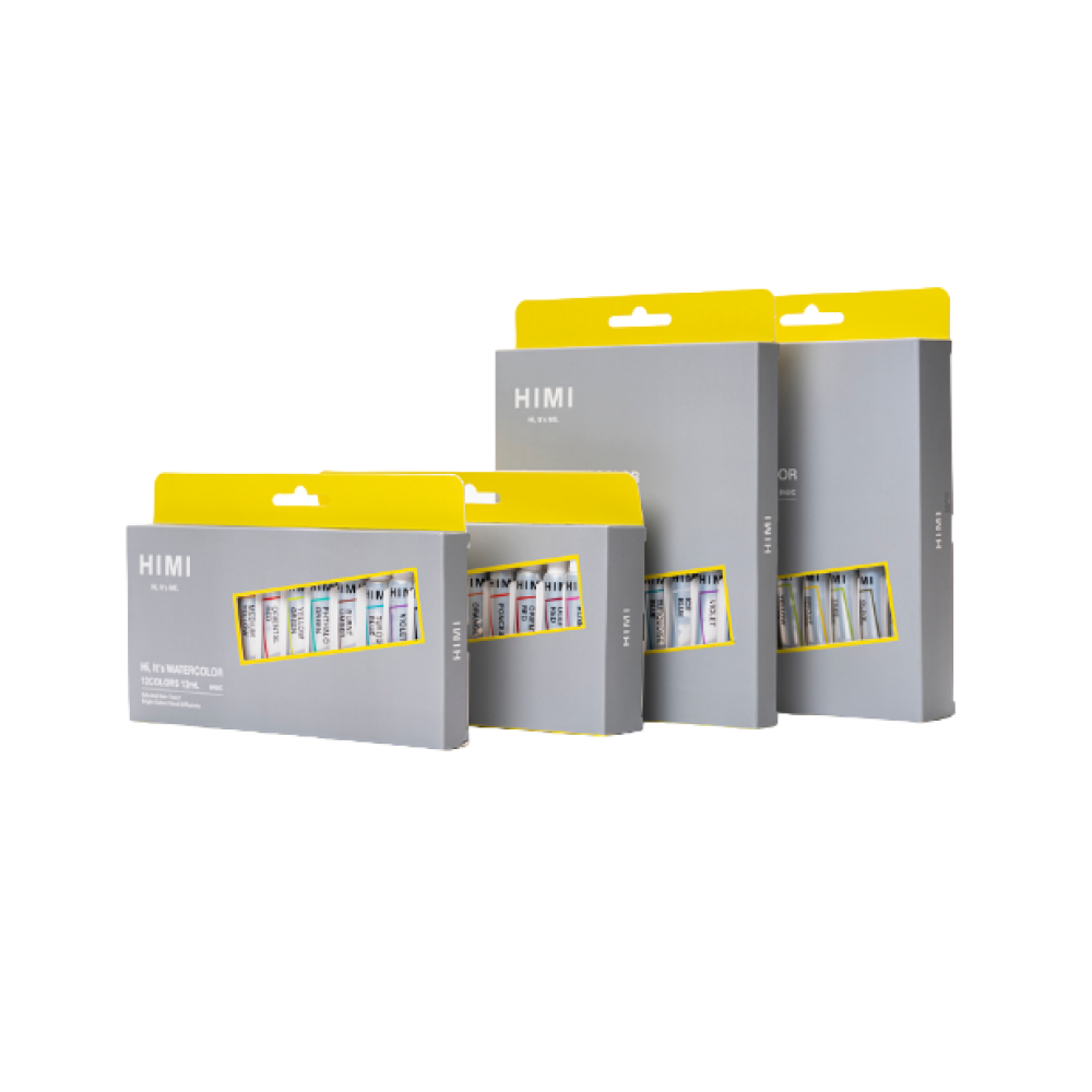 Краски акварельные "Himi Miya", 18 цветов, тубы