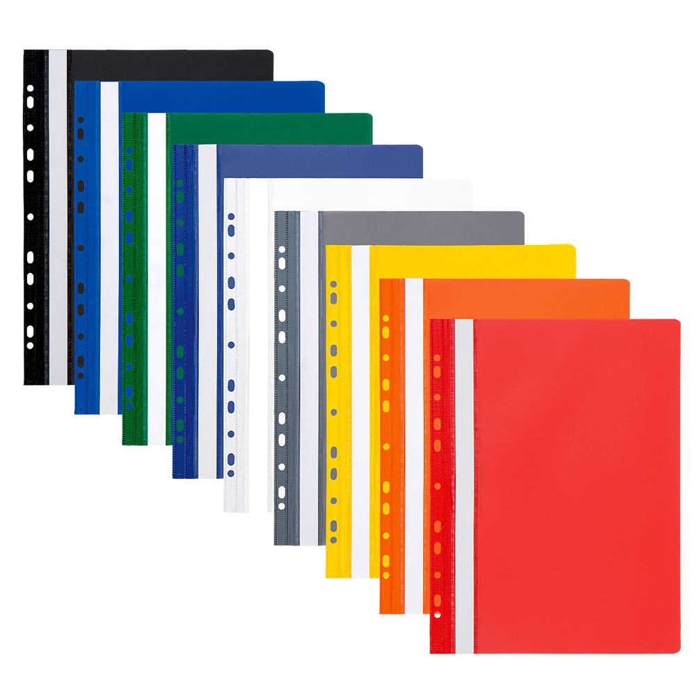 Папка-скоросшиватель с перфорацией "Panta Plast ECO", А4, желтый