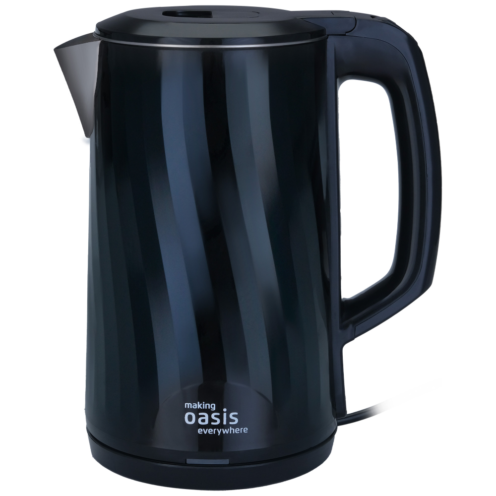 Электрочайник Oasis K-13PB, пластик, черный