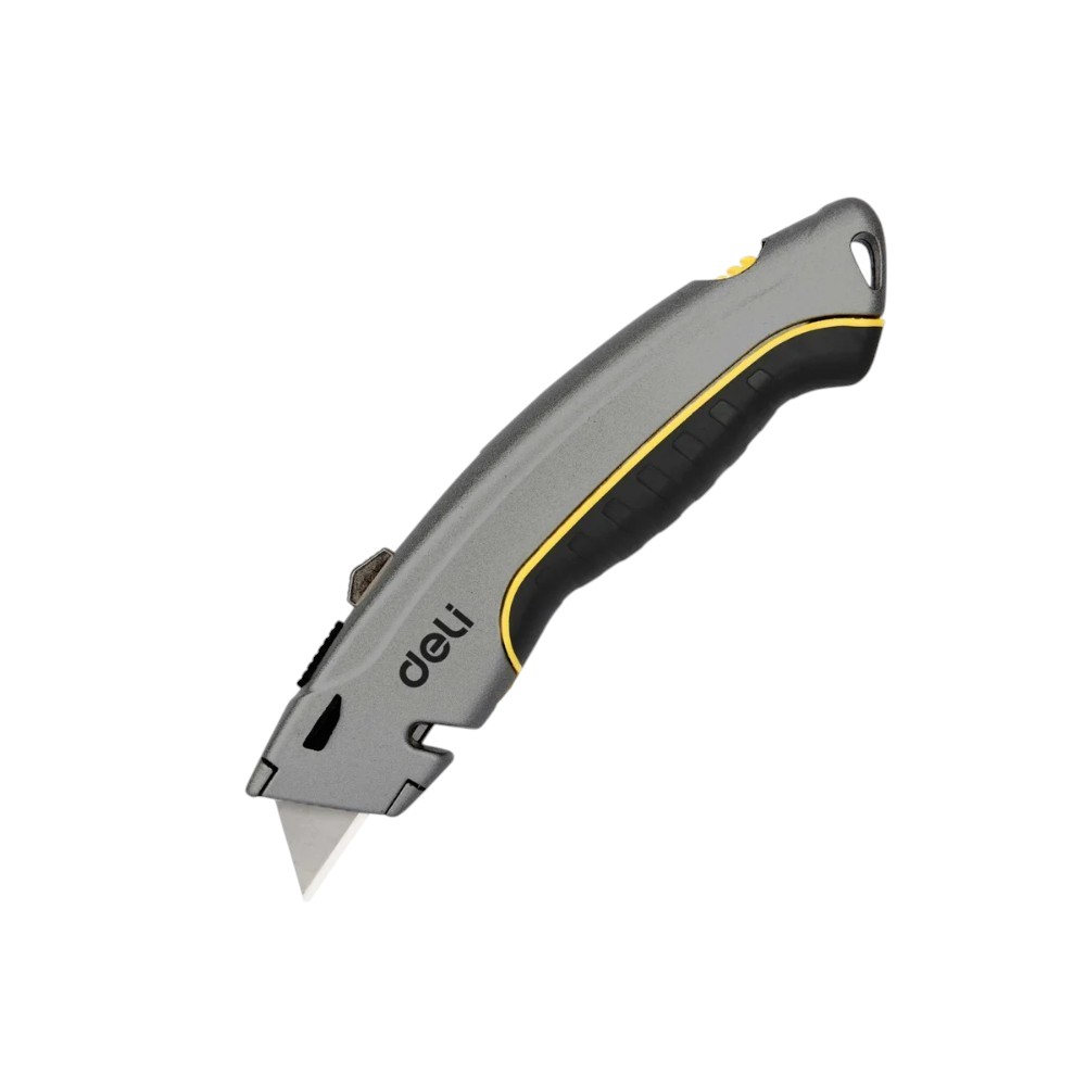 Нож строительный Deli YS EDL410 19 мм, с трапециевидным лезвием