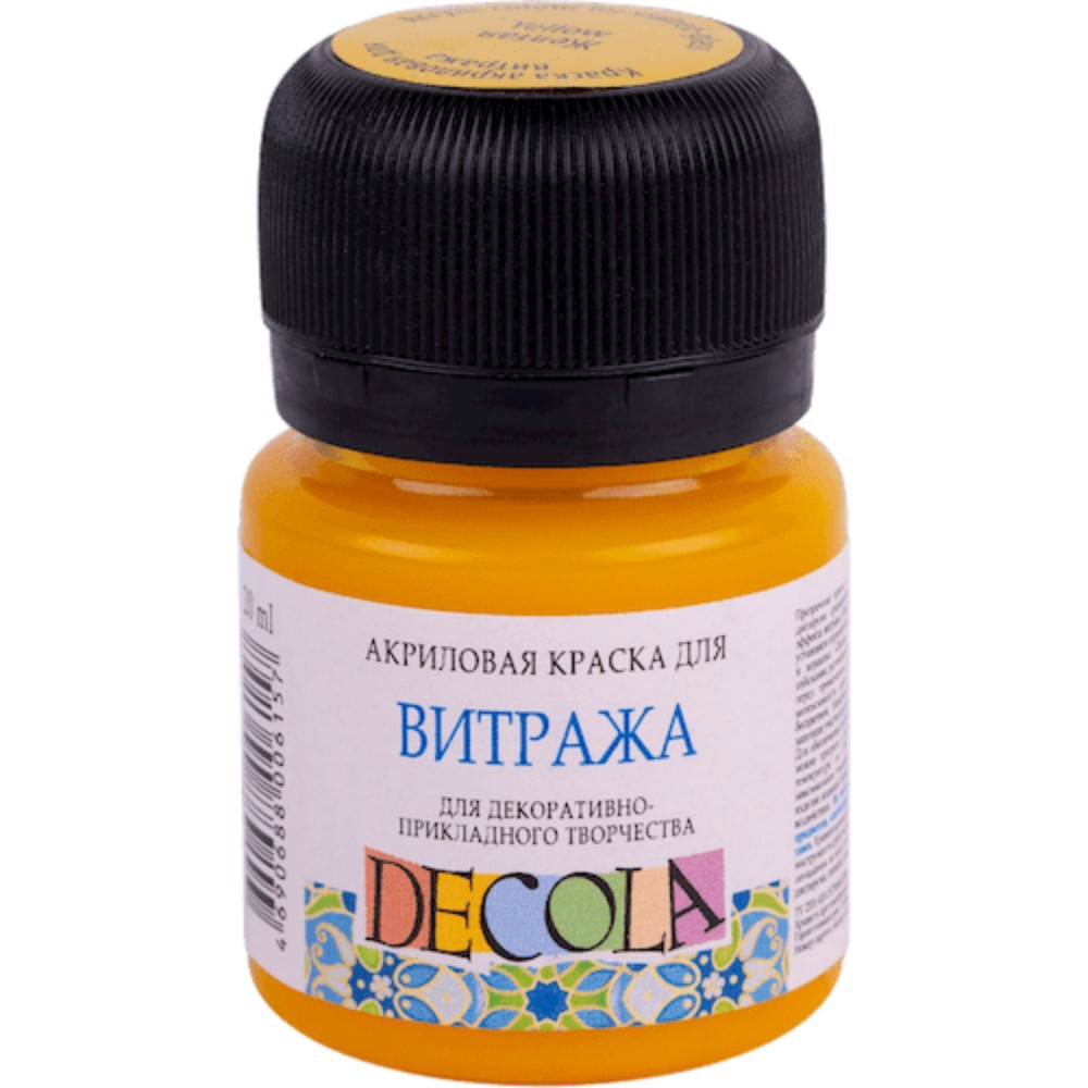 Краска акриловая для витража 