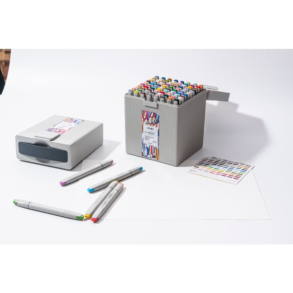 Набор маркеров художественных "Himi", 32 штуки - 13