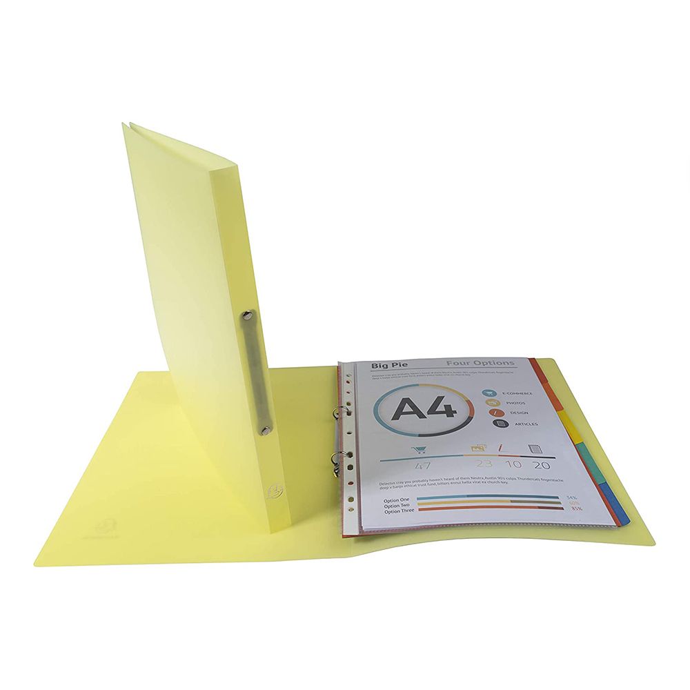 Папка на кольцах "Chromaline Pastel", 2 кольца, 20 мм, ассорти