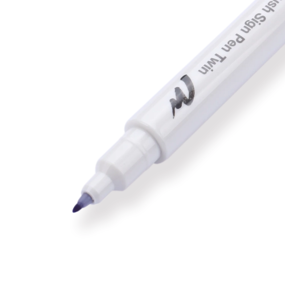 Маркер-кисть "Brush Sign pen twin", 12 шт