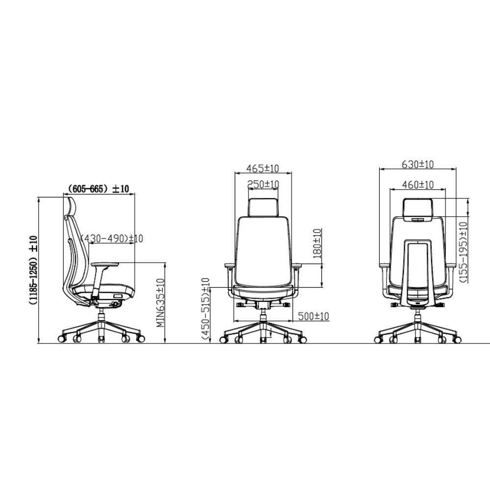 Кресло компьютерное SitZone CH-K55A-BS, ткань, бежевый, пластик, корпус белый - 6