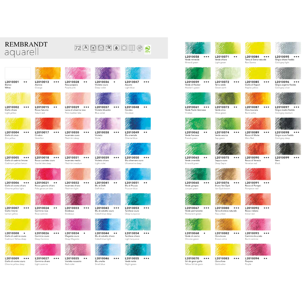 Карандаш акварельный "Rembrandt Aquarell", 094 пурпурный