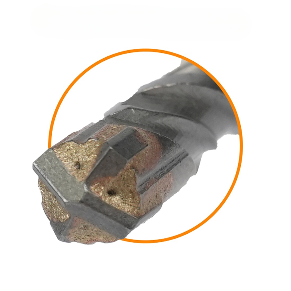 Бур по бетону Deli YS EDH-YCZ16010-E1, 10 x 160 мм, X-Tip, SDS-PLUS - 7