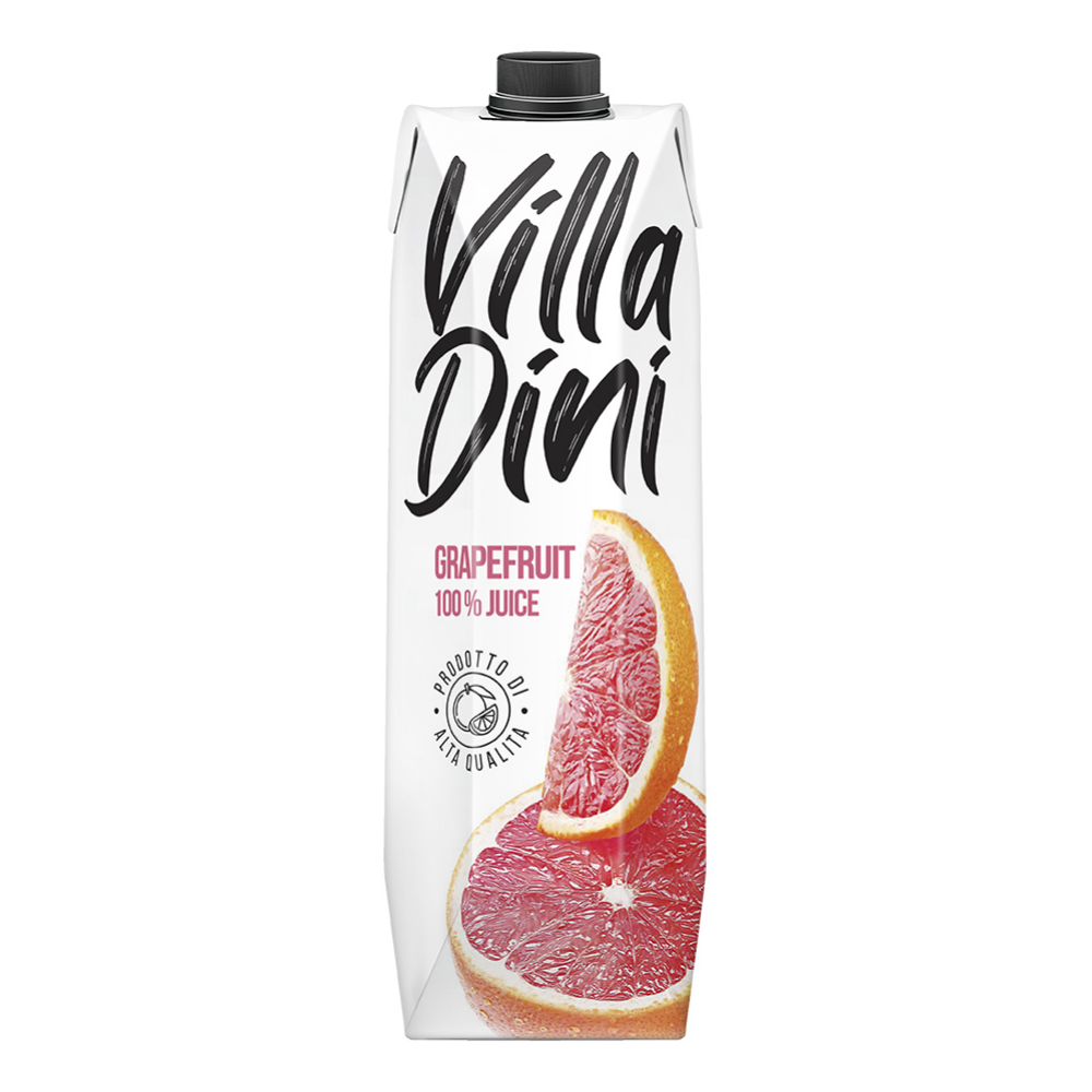 Сок "Villa Dini", грейпфрутовый, 1 л.