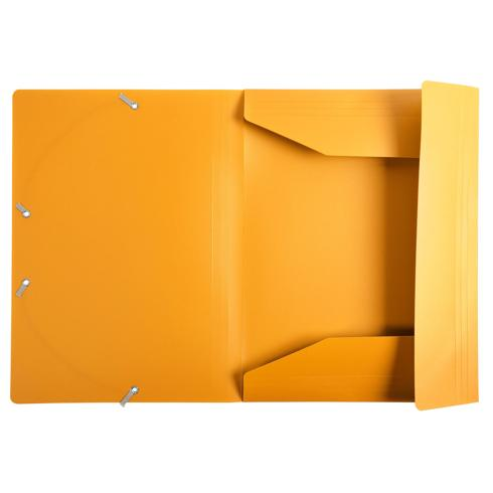 Папка на резинках "Exacompta", A4, 15 мм, полипропилен, желтый