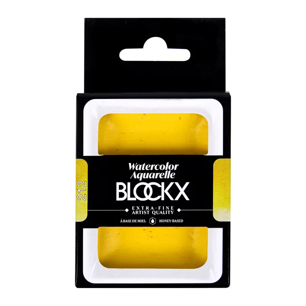 Краски акварельные "Blockx. Giant pan", 212 желтый Блокс, 18 мл., кювета