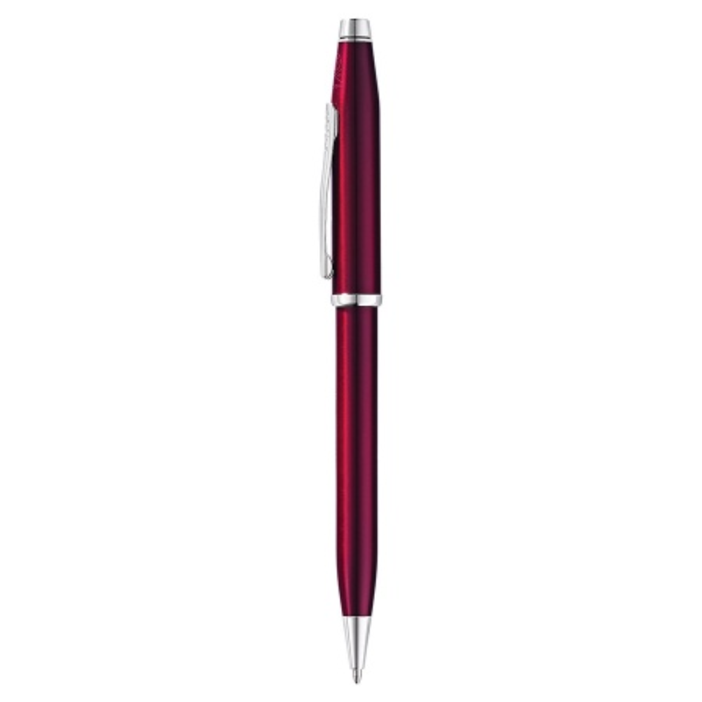 Ручка шариковая "Century II Translucent Plum Lacquer", 0.7 мм, красный, стержень черный