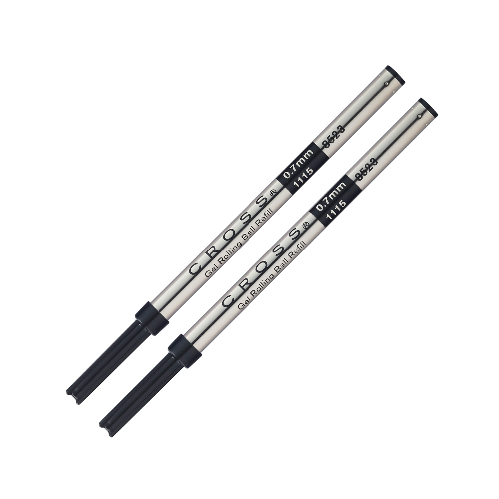 Стержень-роллер "Cross", M, 110 мм, черный, 2 шт.