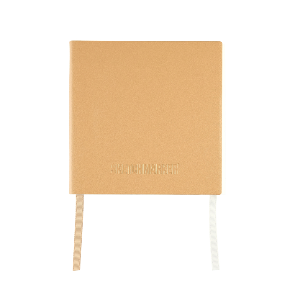 Скетчбук "Sketchmarker Graphic&Ink", 12х12 см, 100 листов, бумага кремовая, белая