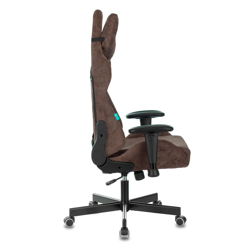 Кресло игровое Бюрократ VIKING KNIGHT Light-10, ткань, металл, темно-коричневый  - 3