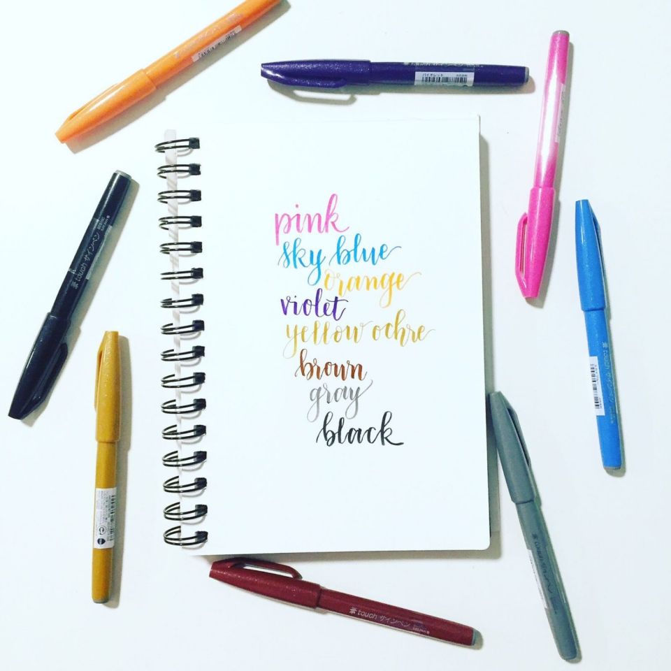 Маркер-кисть "Brush Sign pen", серый