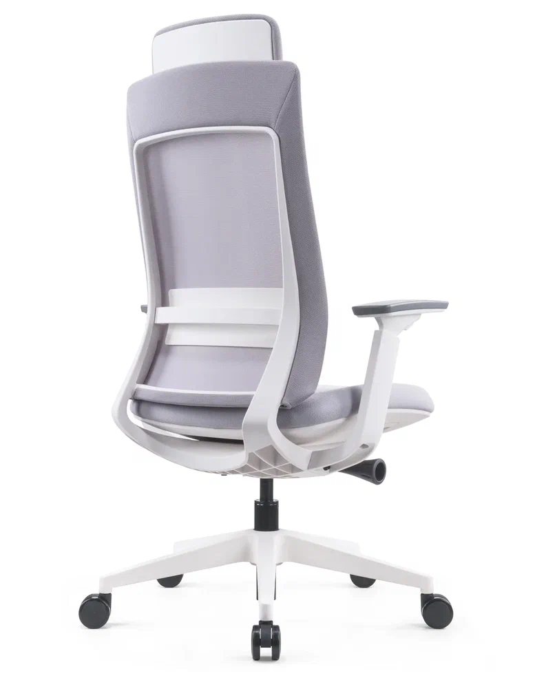Кресло компьютерное SitZone E-VL002A-BS, сетка, ткань, пластик, серый - 4