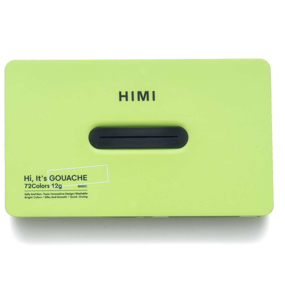 Краски гуашевые "Himi Jelly Cup", набор 72 цветов, 12 мл, кювета, пластиковый футляр