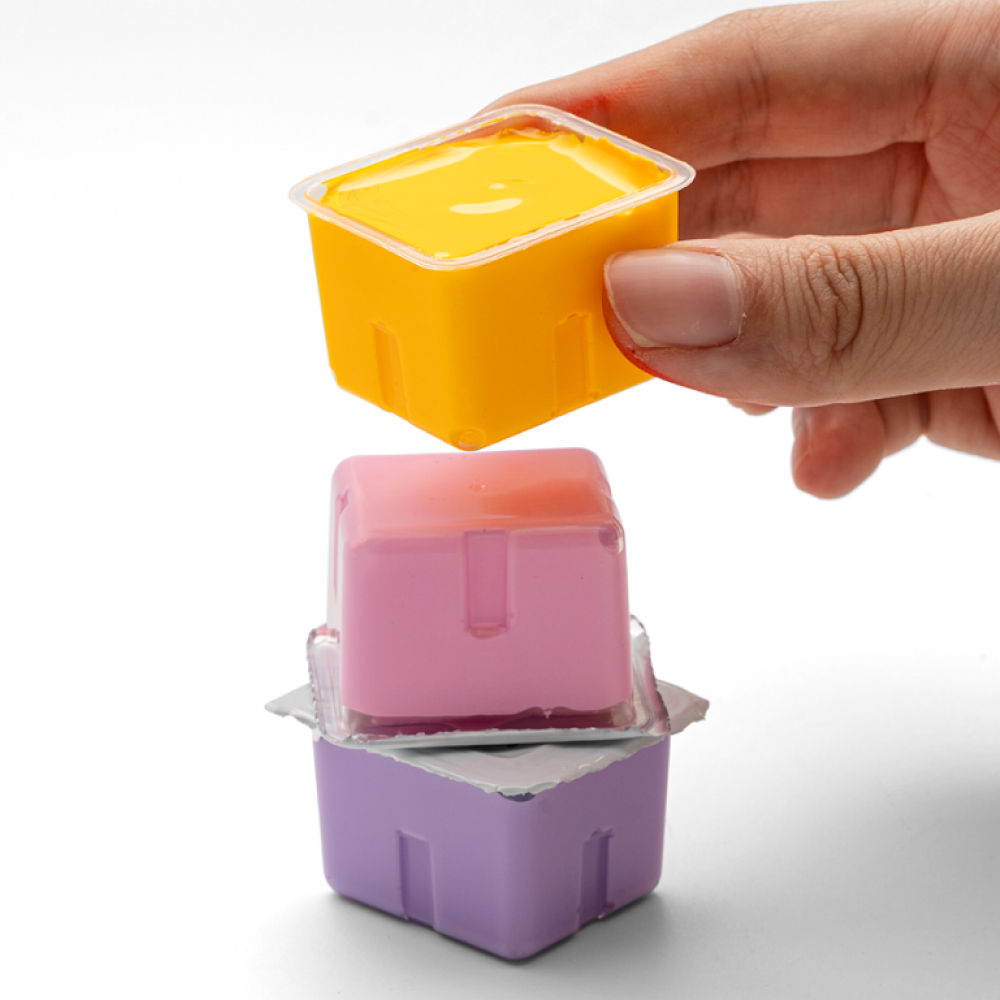 Краски гуашевые "Himi Jelly Cup. New vision", 18 цветов, кювета, зелёный футляр - 4