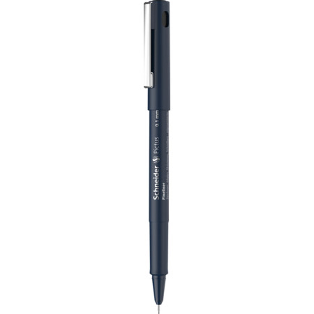Ручка капиллярная "Schneider Fineliner Pictus", 0.1 мм, черный - 3
