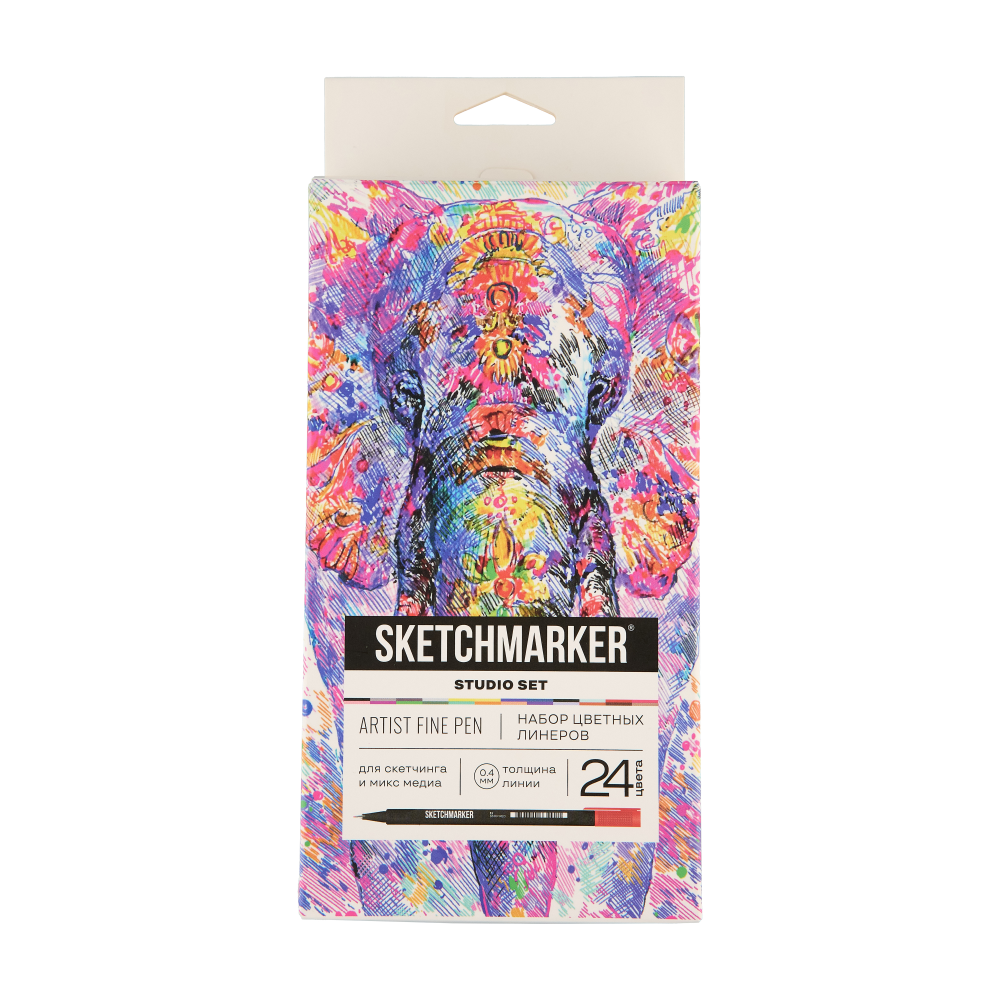 Ручка капиллярная "Sketchmarker Artist fine pen Studio", 24 шт