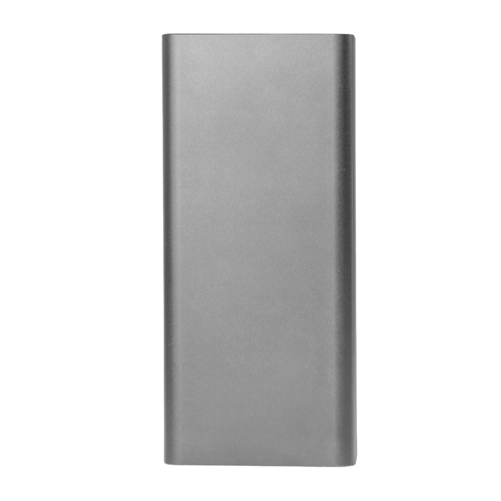 Внешний аккумулятор Power Bank "Iron line 10", 10000 mAh, металл, серебристый