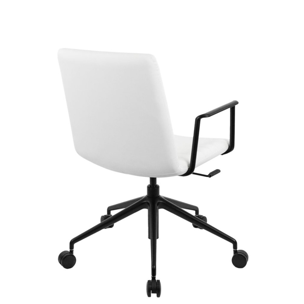 Кресло для персонала EVERPROF Dallas, экокожа, белый - 4