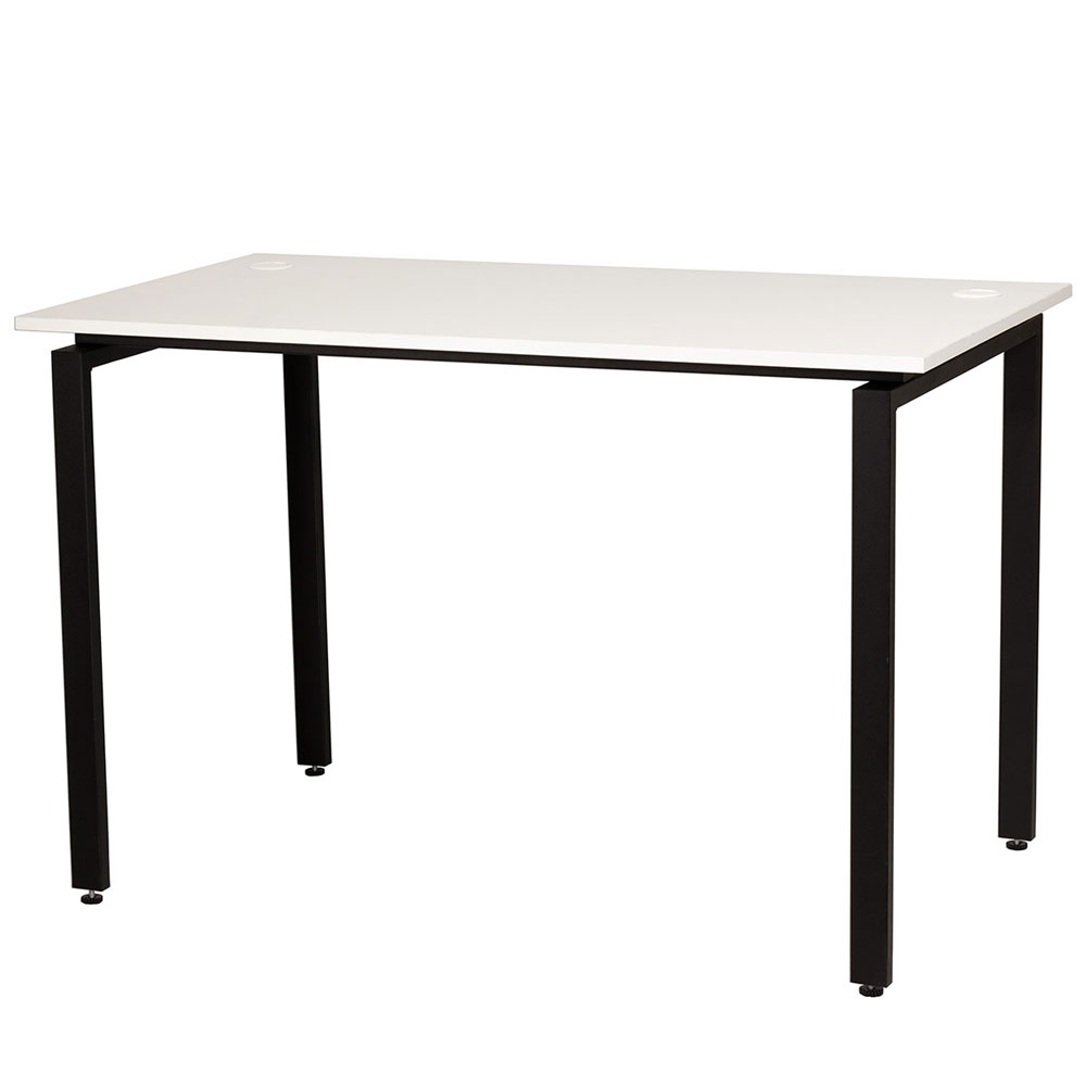 Стол письменный "Лофт Сиэтл ДТ-5", 1200х700х750 мм, черный, белый крафт