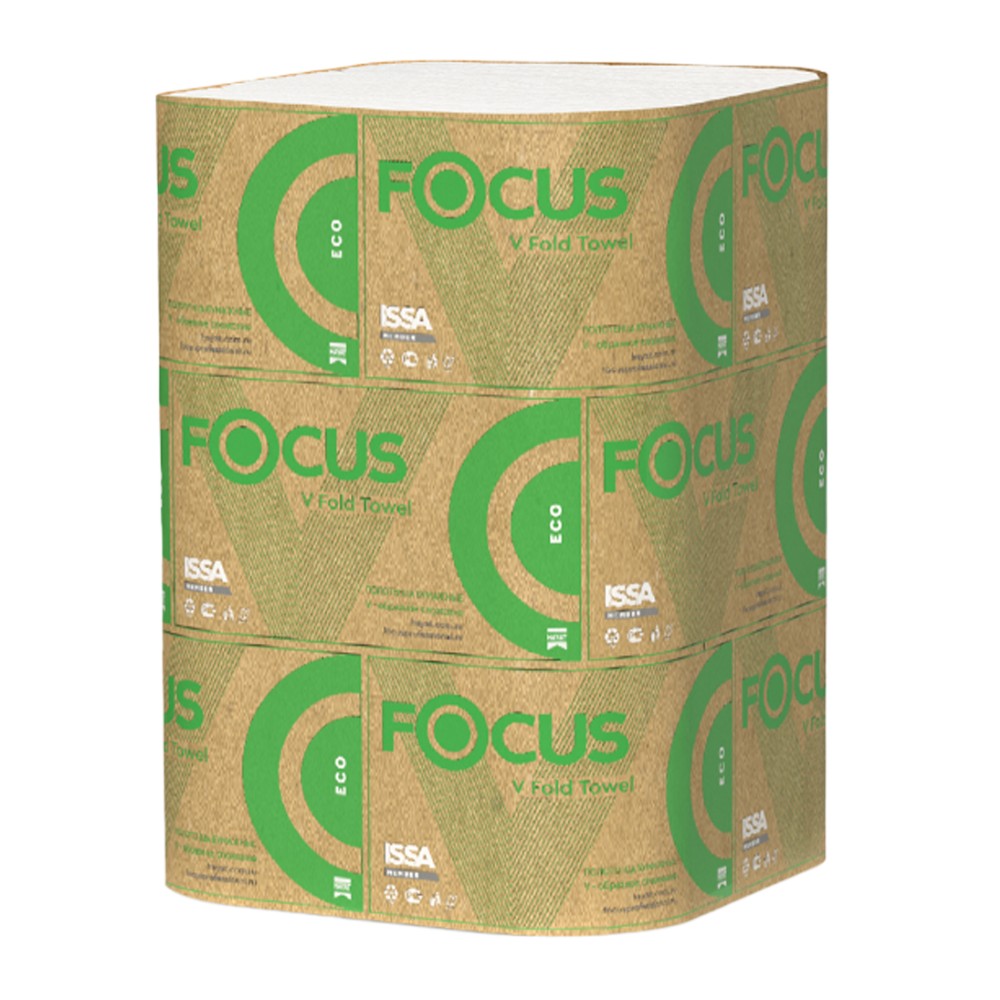 Полотенца бумажные Focus Eco, 250 листов