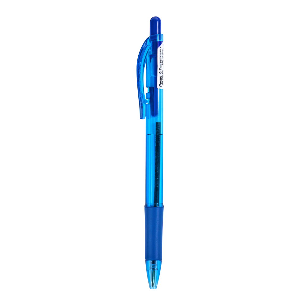 Ручка шариковая автоматическая "BK417", 0.7 мм, синий, стерж. синий