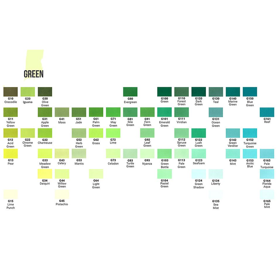 Маркер перманентный двусторонний "Sketchmarker", G163 бирюзовый бледный