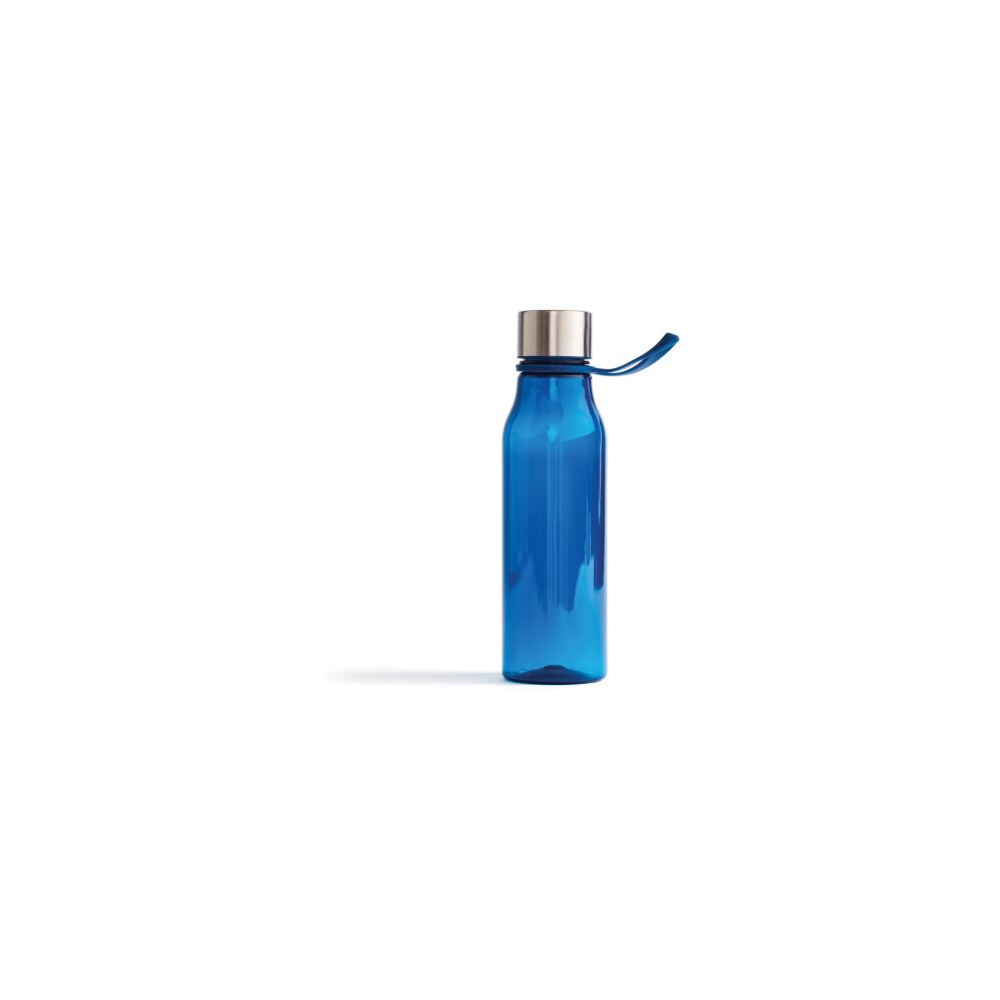 Бутылка для воды "Lean", 600 мл, темно-синий, серебристый