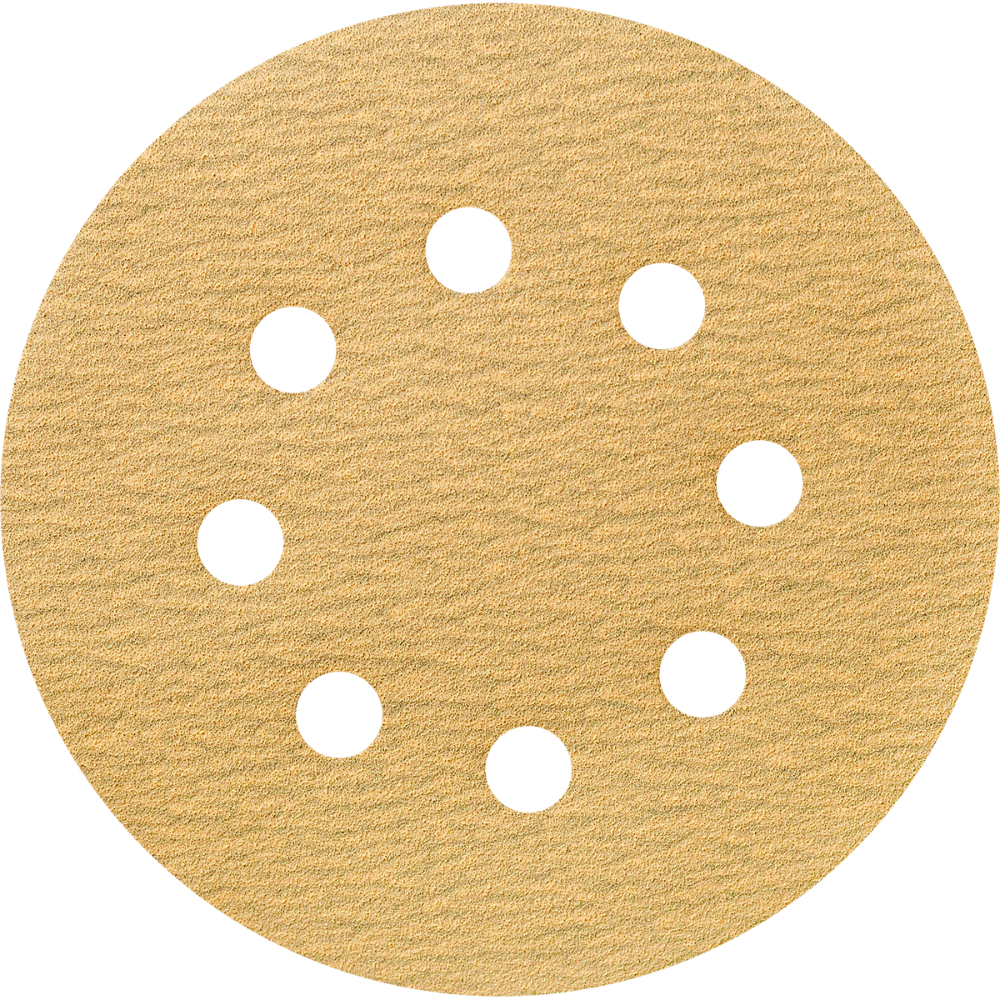 Круг шлифовальный абразивный Krugo Master, 8 отверстий, d125, p.120