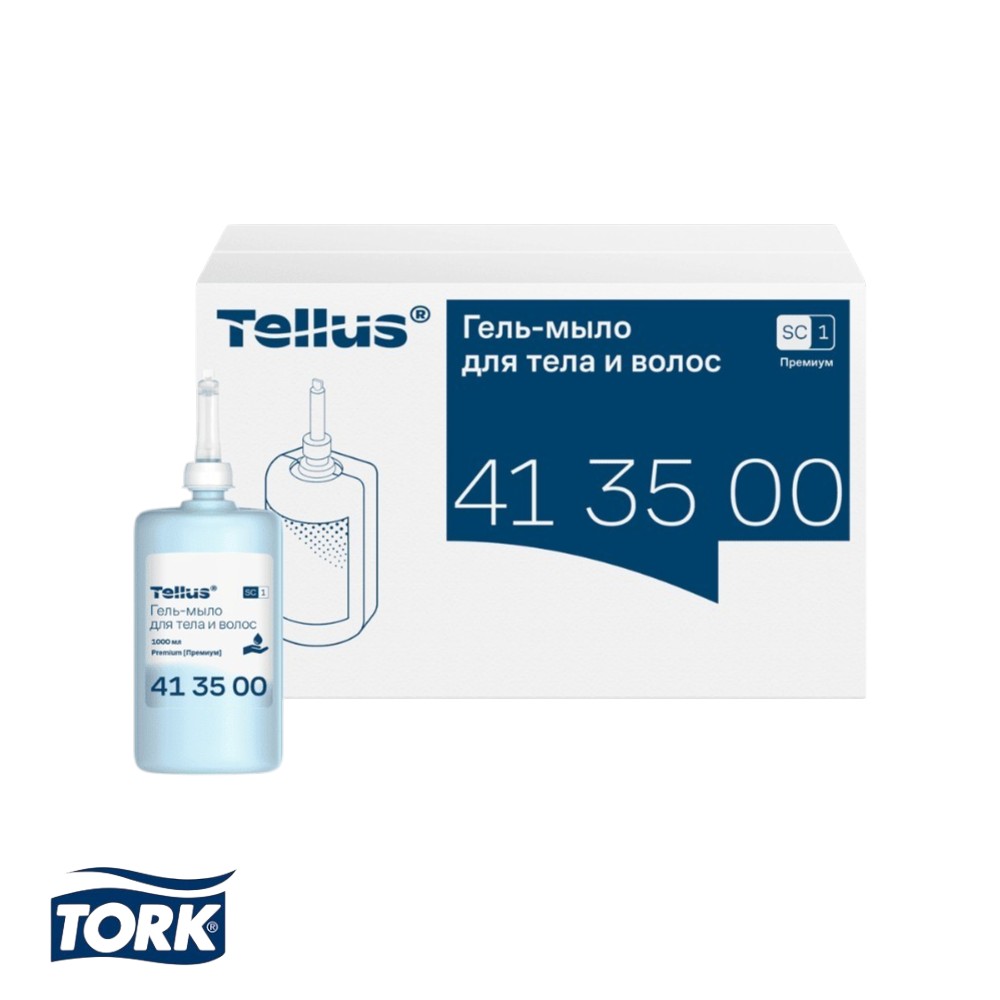 Мыло-гель Tellus Премиум для тела и волос, SC1