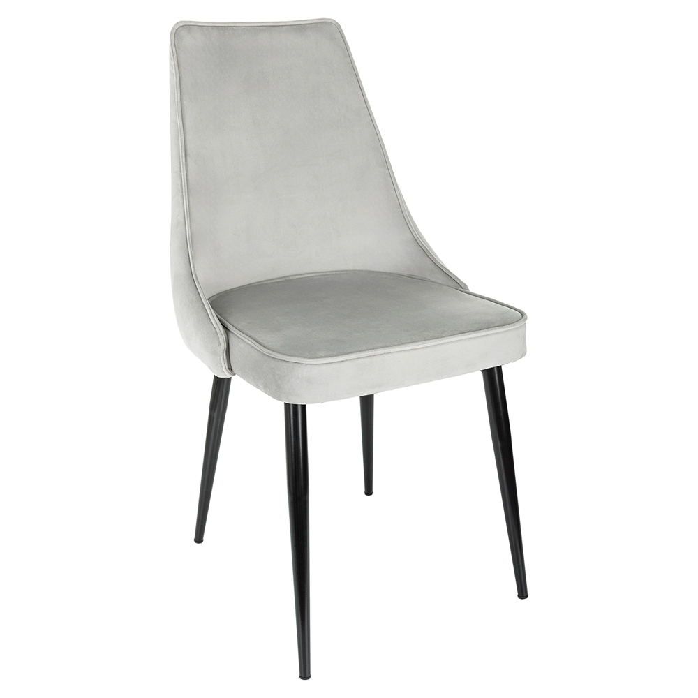 Стул Бюрократ "CH-K4_2", ткань, светло-серый, металл, комплект 2 штуки