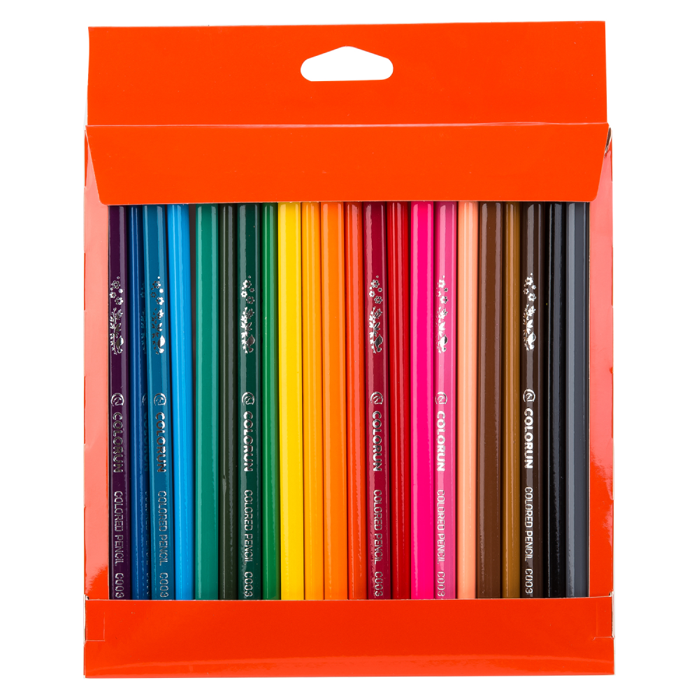 Цветные карандаши "ColoRun", 24 цвета - 5