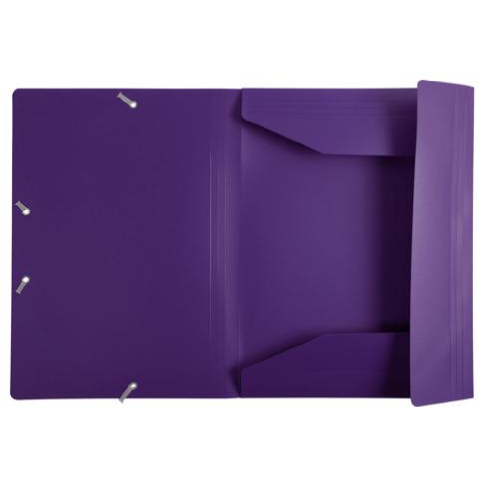 Папка на резинках "Exacompta", A4, 15 мм, полипропилен, фиолетовый