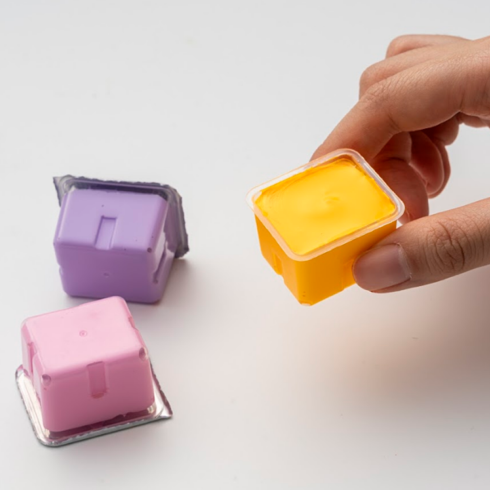 Краски гуашевые "Himi Jelly Cup. New vision", 18 цветов, кювета, зелёный футляр - 6