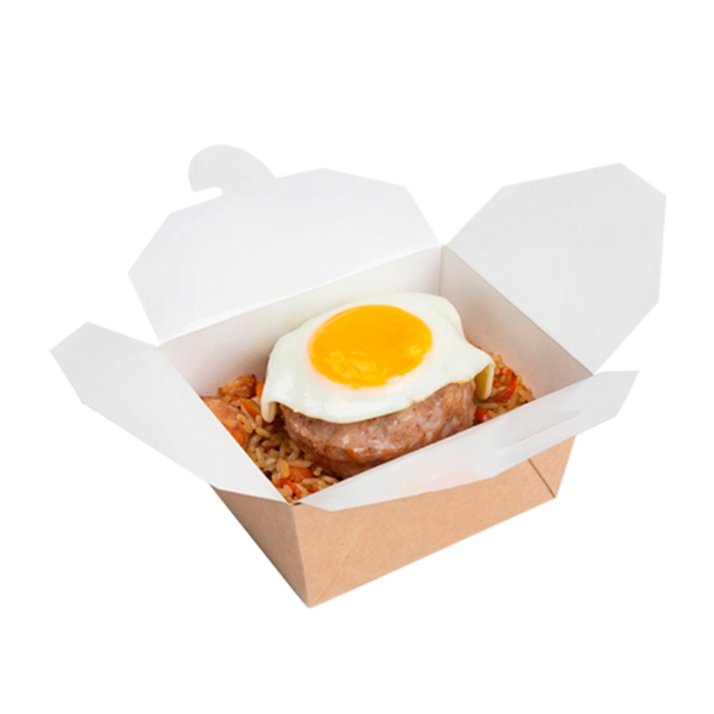 Контейнер бумажный 600 мл, 130/113х105/90х64, 50 шт/упак, крафт - 5