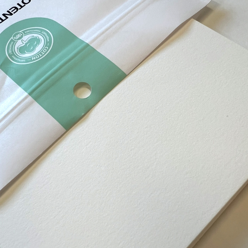 Бумага для акварели "Potentate", хлопок, горячий пресс, 13.5х19 см, 10 листов