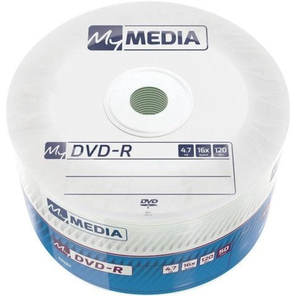 Диск DVD-R MyMedia, 4.7Gb, 16x, 50 штук
