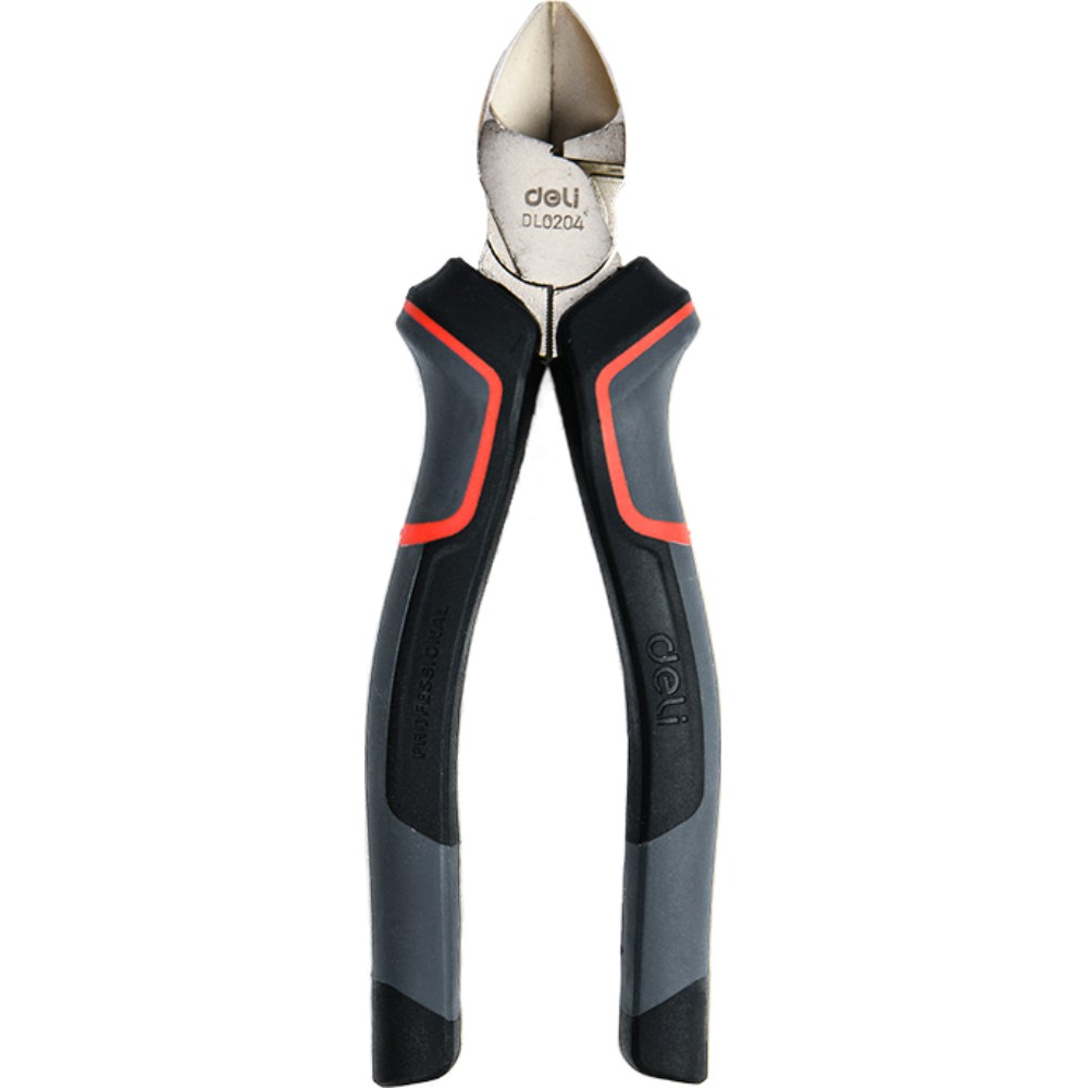 Бокорезы "Deli" 160 мм, усиленные, черный