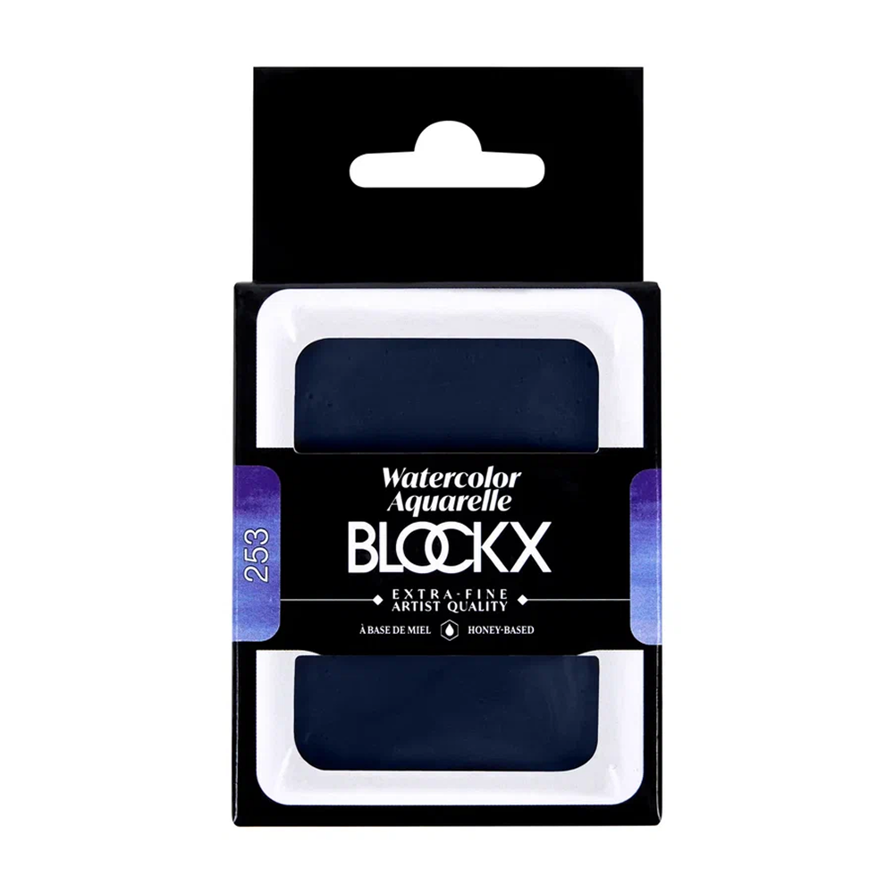 Краски акварельные "Blockx. Giant pan", 253 французский ультрамарин темный, 18 мл., кювета