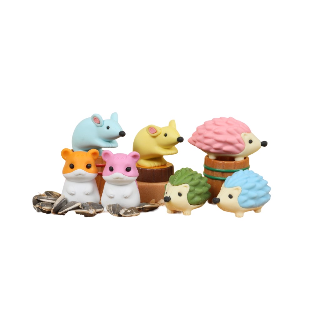Ластик "IWAKO Hamster & Hedgehog"