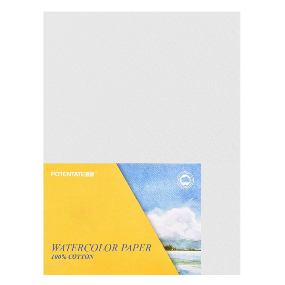 Бумага для акварели "Potentate", хлопок, торшон, 54х78.7 см, 10 листов