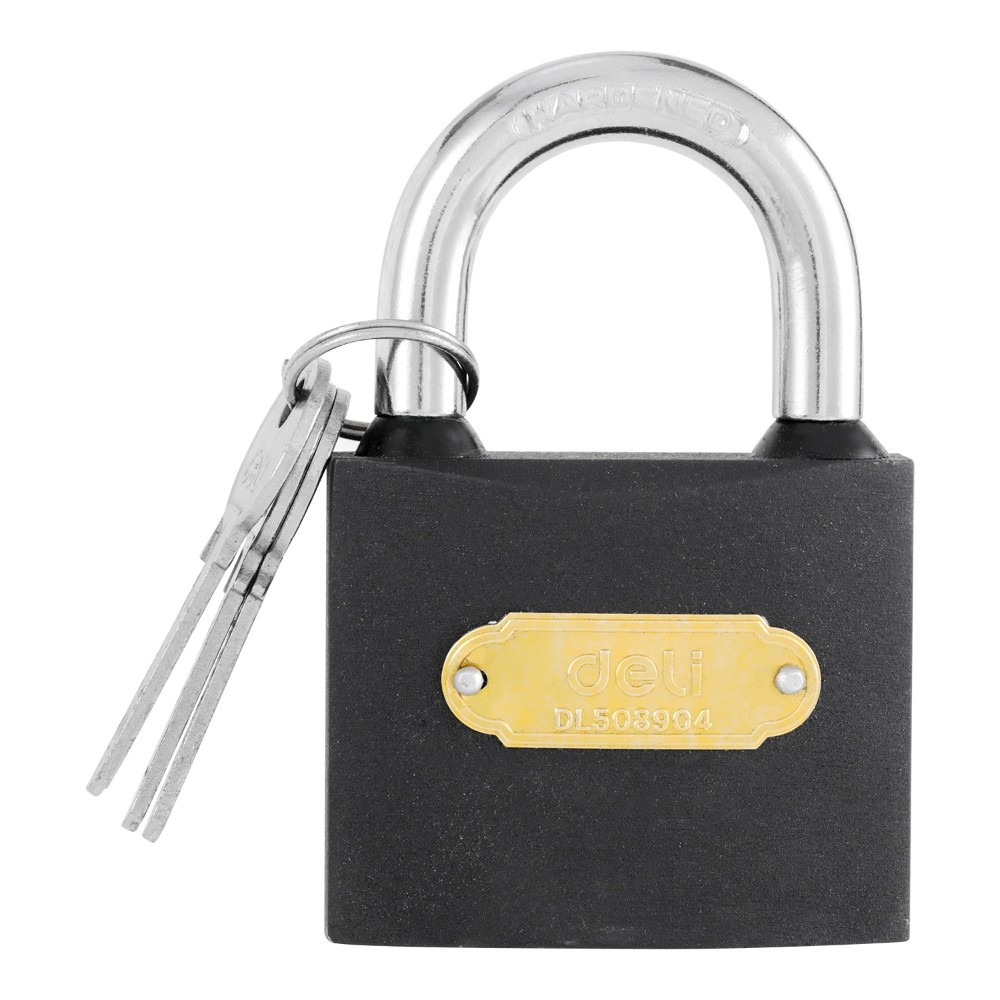 Замок навесной "Deli 508904", 63 мм