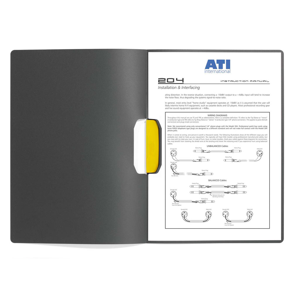 Папка с клипом "Duraswing Color", антрацит, желтый клип