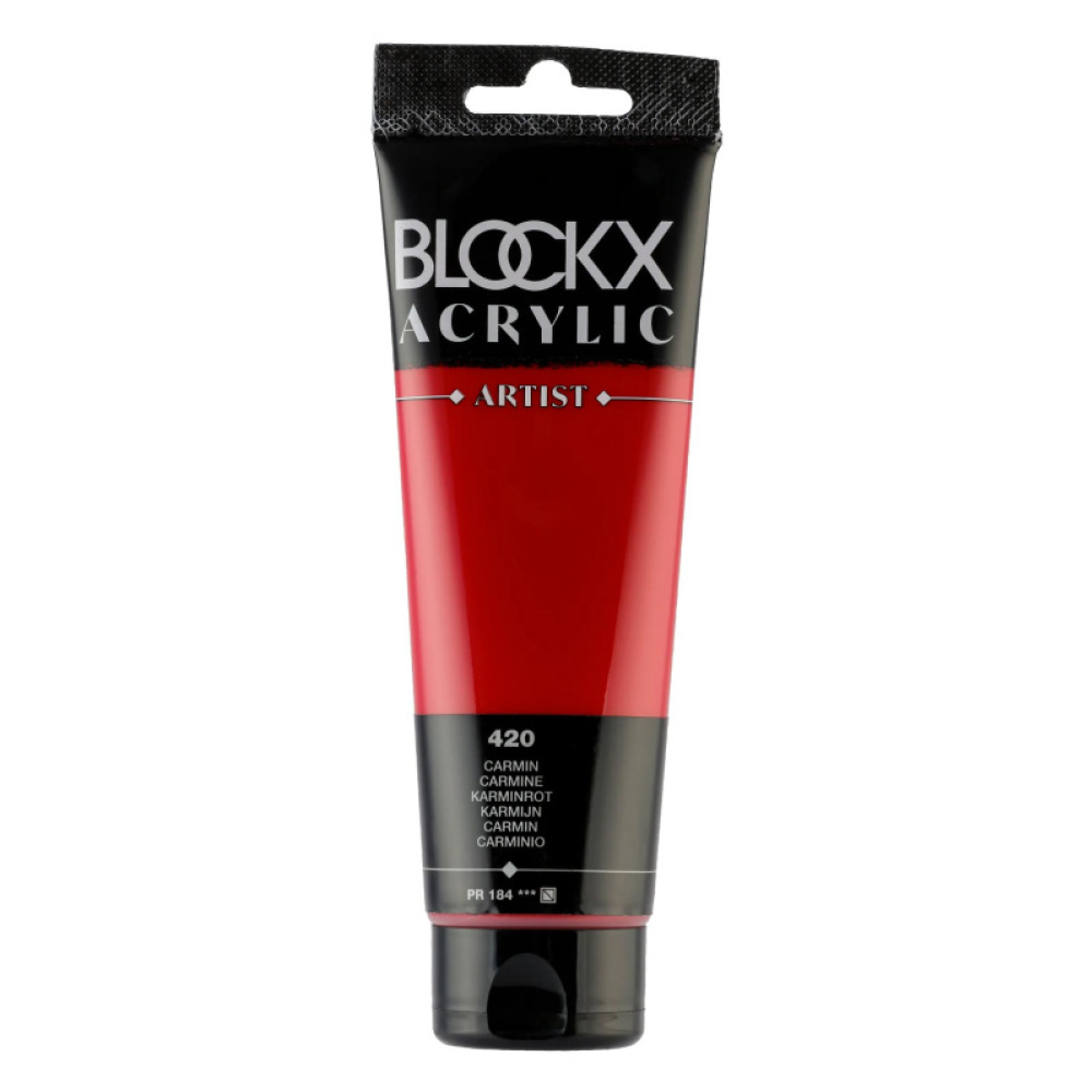 Краски акриловые "Blockx", 420 кармин, 120 мл
