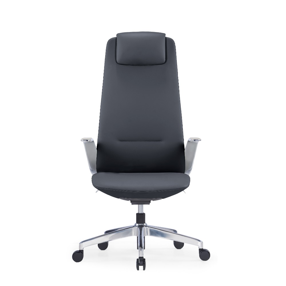 Кресло для руководителя SitZone CH-515A, кожа, алюминий, черный, -30% - 3
