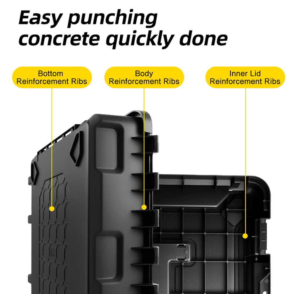 Ящик для инструмента Deli YS EDL432522A, 440х330х220 мм, модульный, пластмасса - 3